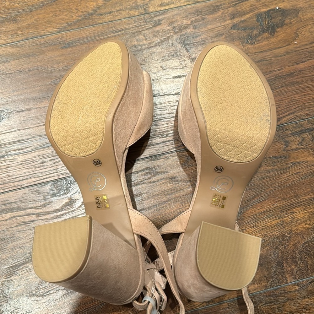 NEW! Chinese Laundry Dark Nude Theresa Platform Sandal - Size 8.5 🚜 - Picture 14 of 16